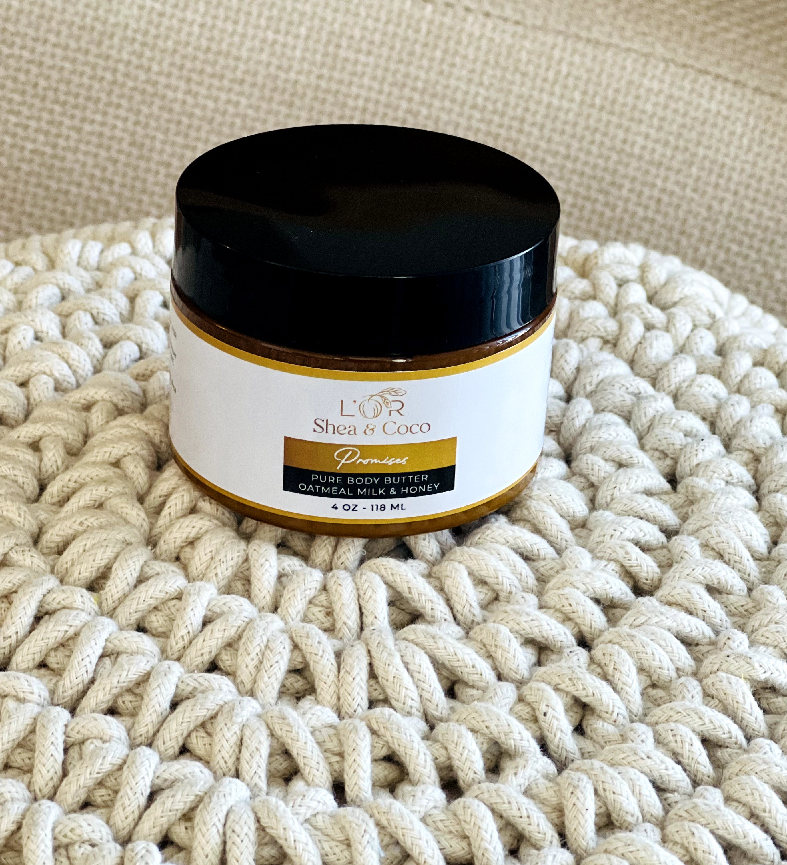 L’OR Shea & Coco Pure Body Butter - Promises (Oatmeal Milk & Honey)